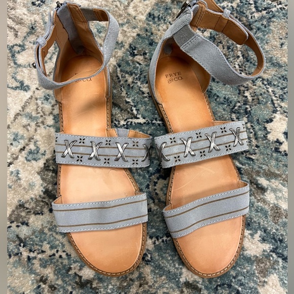 Frye & Co Women's Evie Whipstitch Banded Flat Sandals - Picture 1 of 10